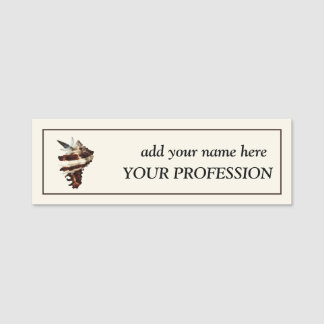 Creative Boutique Custom Name & Profession Name Tag