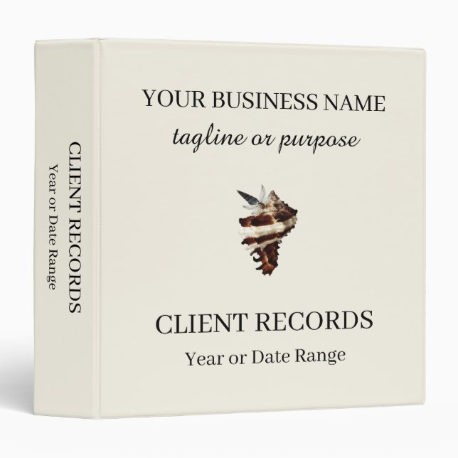 Creative Boutique Professional Organizer 3 Ring Binder (Front/Spine)