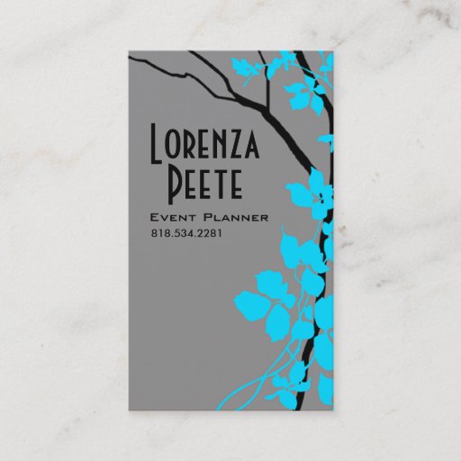 Customizable Creative Branches (Event Planner) Business Card Templates