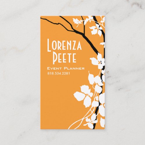 Creative Branches (Event Planner) Business Card Template