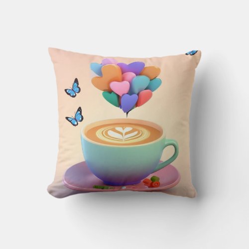 Creative Brew Comfort Pillow Throw Pillow