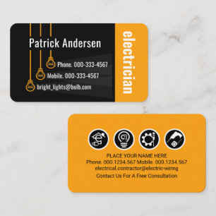 Creative Bright Downlights Shining Business Card
