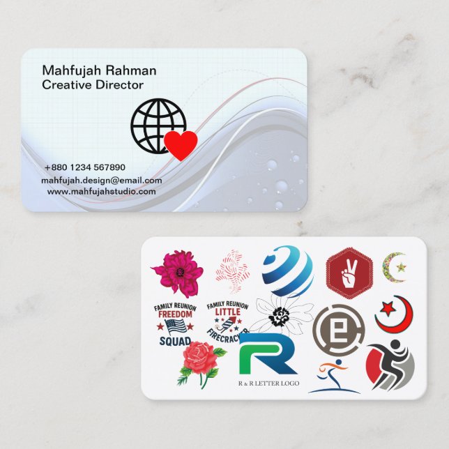 Creative Business Cards | Modern Premium Branding (Front/Back)
