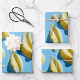 Creative Butter Cream Drips Pattern  Wrapping Paper Sheets