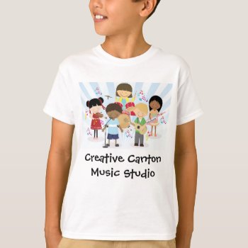 Creative Canton Music Studio Kids Tee by CreativeCantonMusic at Zazzle