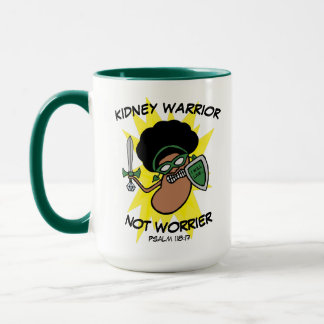 Creative Cartoon Kidney Warrior Hero Mug