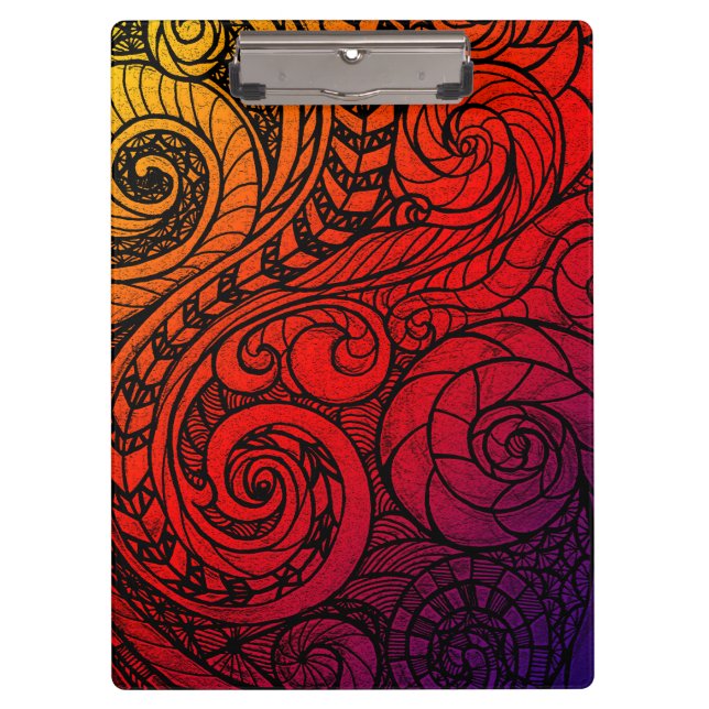 Creative Chaos Doodle Clipboard (Front)