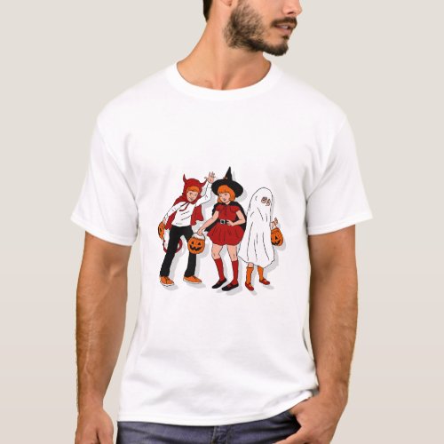 Creative Child Portraits Halloween T_Shirt