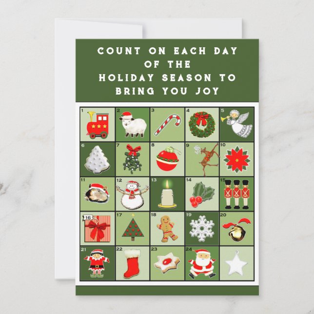 Creative Christmas Holiday Card (Front)