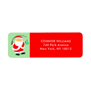 Creative Christmas Holiday Label