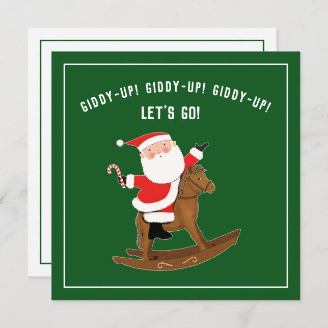 Creative Christmas Party Invitations (Front/Back)