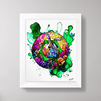 Creative Circle Wall Art Print Poster