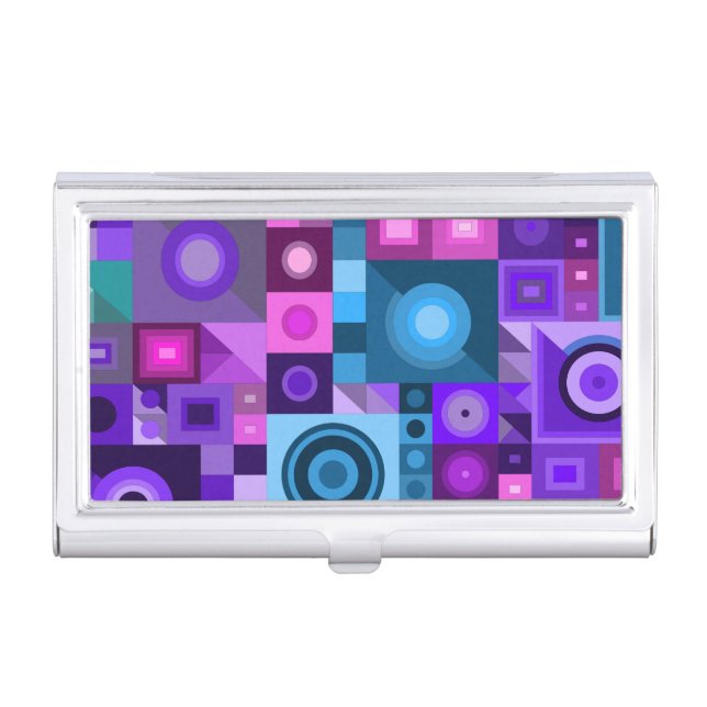 CREATIVE COLOUR PLAYING ART FOR GIFT  BUSINESS CARD CASE (Front)