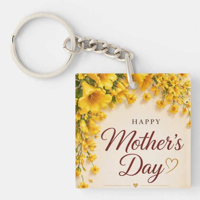 CREATIVE COLOUR PLAYING ART FOR GIFT  KEYCHAIN (Front)