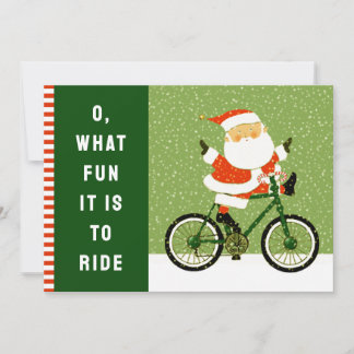 Creative Cycling Holiday Biking Christmas Cards
