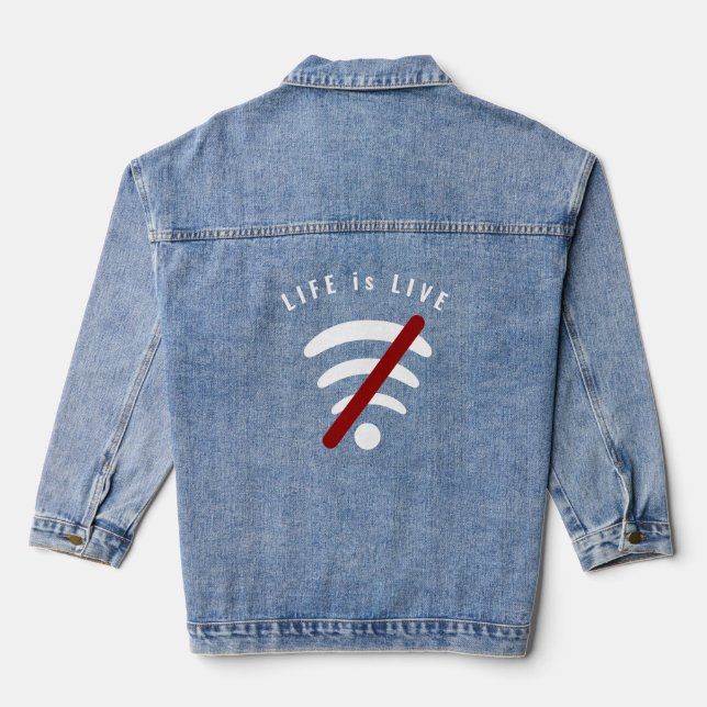 Creative Denim Jacket (Back)
