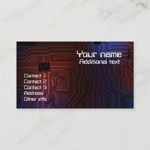 Customizable creative design business card