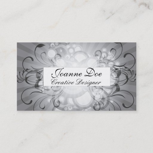 Customizable Creative Designer Business Card