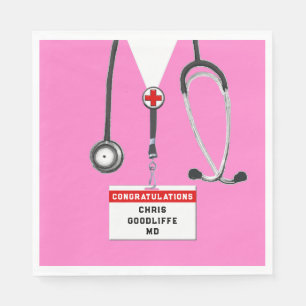 Creative Doctor Congrats Napkins