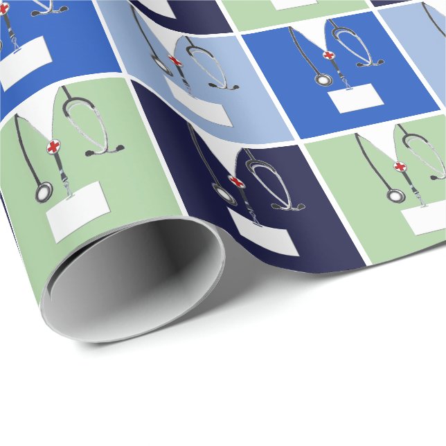 Creative Doctor Gift Wrapping Paper (Roll Corner)