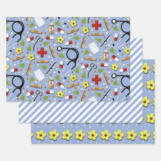 Creative Doctor Gift Wrapping Paper Sheets (Set)