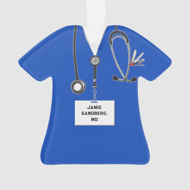Creative Doctor Graduation Gift Ornament (Front)
