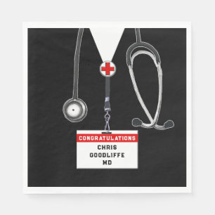 Creative Doctor Graduation Napkins