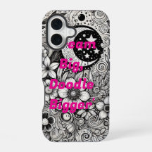 Creative Doodle Art Phone Case – Unique Hand-Drawn
