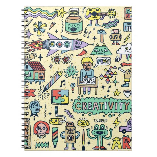 Creative Doodles Fun Activity Set Notebook