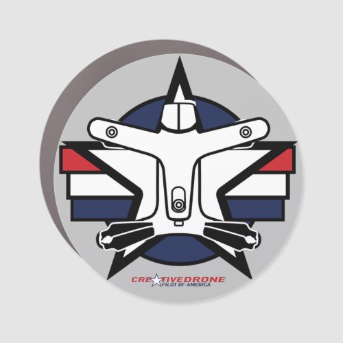 Creative Drone Logo Magnet