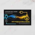 Creative Electric Circuit Lightning Electrician Business Card at Zazzle