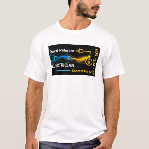 Creative Electric Circuit Lightning Electrician T-Shirt