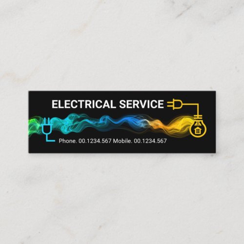 Creative Electric Circuit Lightning Strike Mini Business Card