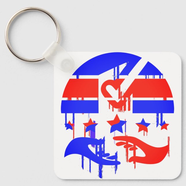 Creative Emblem of Empowerment and Representation Keychain (Front)