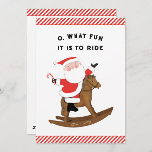 Creative Equestrian Christmas Holiday Card