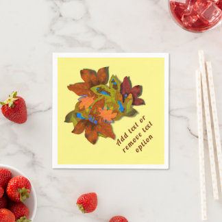 Creative Fall Leaves Thanksgiving Napkins