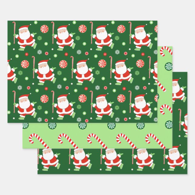Creative Field Hockey Christmas Gift Wrapping Paper Sheets (Set)