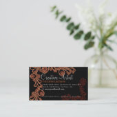 Creative Floral Artist Business Card (Standing Front)