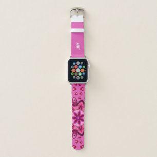 CREATIVE FLOWER HEART GIFT APPLE WATCH BAND