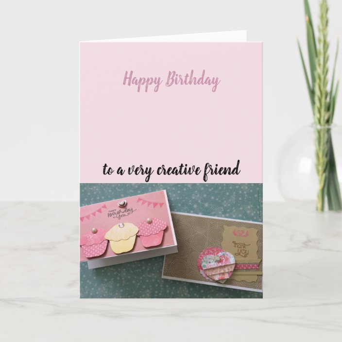 Creative Friend Birthday Wishes Card Zazzle Com
