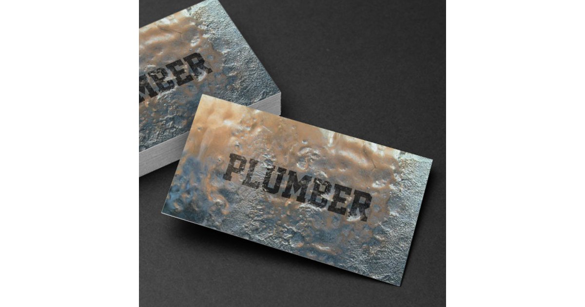 Creative Frozen Ice Plumber Professional Business Card | Zazzle