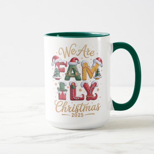 Creative & Fun Family Christmas Mug (Right)