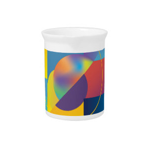Creative Geometric: Abstract Vintage Cover. Beverage Pitcher