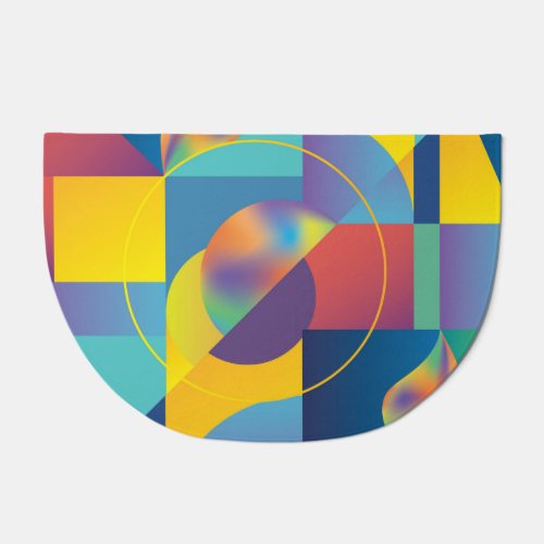 Creative Geometric Abstract Vintage Cover Doormat