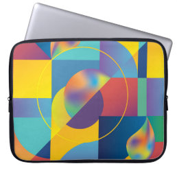 Creative Geometric: Abstract Vintage Cover. Laptop Sleeve