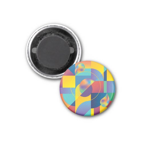 Creative Geometric Abstract Vintage Cover Magnet