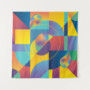 Creative Geometric: Abstract Vintage Cover. Tapestry