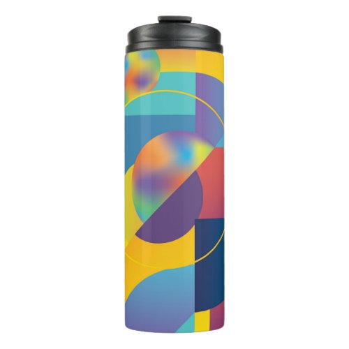 Creative Geometric Abstract Vintage Cover Thermal Tumbler