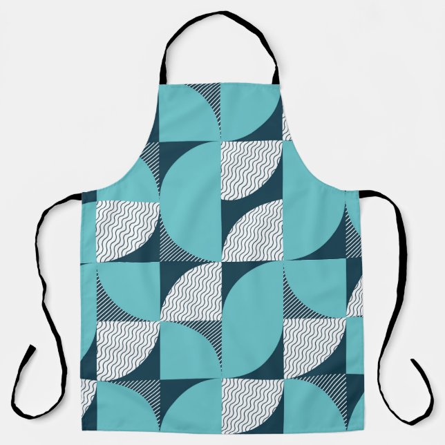 Creative geometric shape pattern apron (Front)