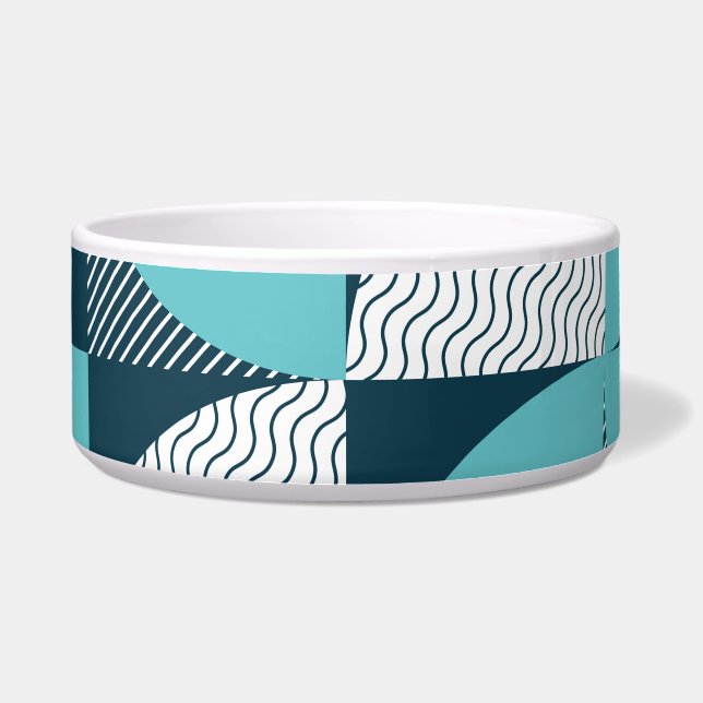 Creative geometric shape pattern bowl (Front)